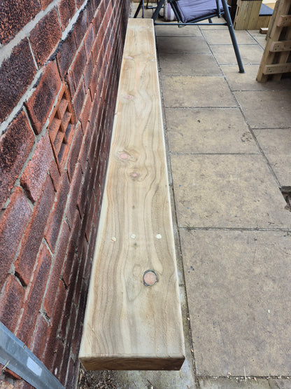 Garden Sleeper Bench,Various sizes,Rustic Patio,Deliver Fully Assembled,FREE P&P