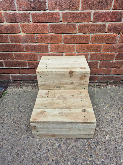"40 cm wide" Wooden Steps/Sturdy Steps/Hot Tub Steps/Garden Steps/Kitchen Steps