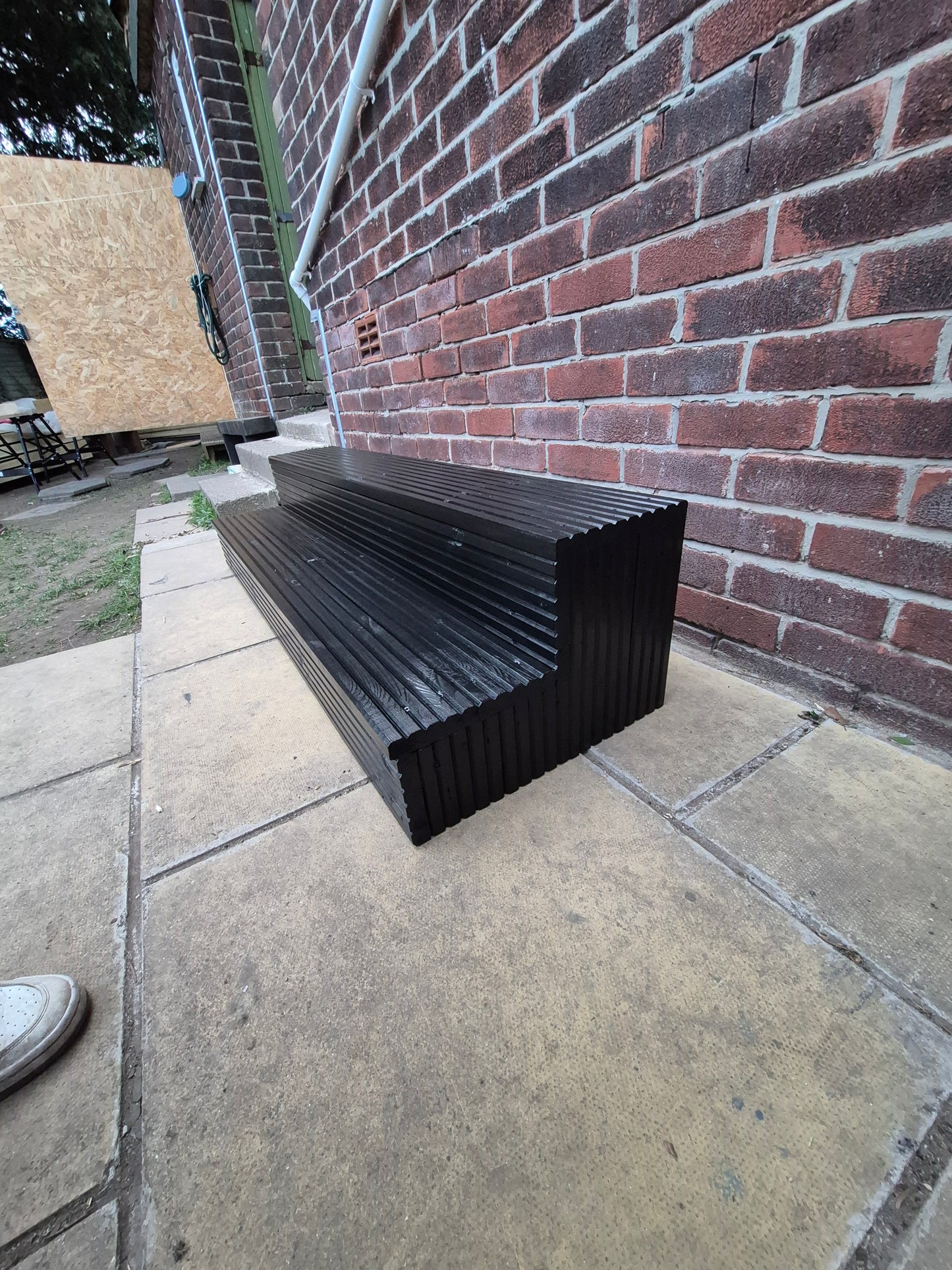 Painted Wooden Steps For Home / Garden in different colour / Bespoke sizes / Custom size / Free P&P