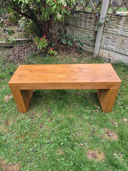 Extra Wide Garden Sleeper Bench