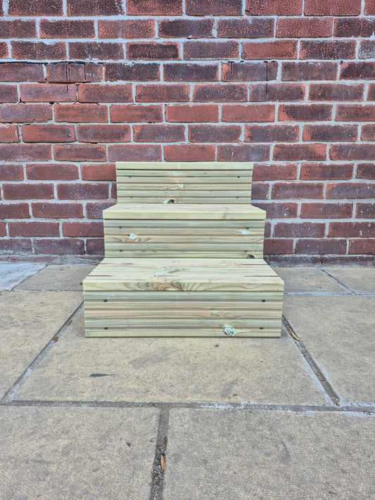 3 Tier wooden steps