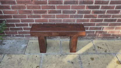 Solid Oak Garden Bench-Various Sizes-Bespoke Size-Deliver Fully Assembled