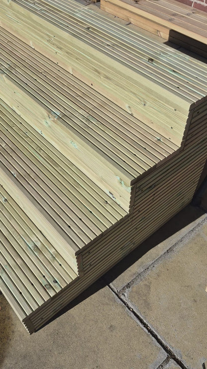 Wooden Decking Steps / Mobile Steps / Bespoke Size / Solid Outdoor Steps / XXL Size / Free P&P